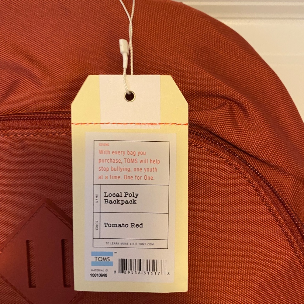 Toms Backpack (NEW) - Picture 2 of 2